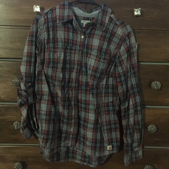 ✨ carhartt flannel ✨ - Picture 2 of 4